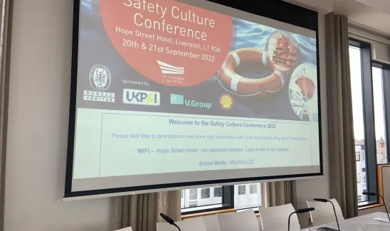 UK Chamber of Shipping Safety Culture Conference 