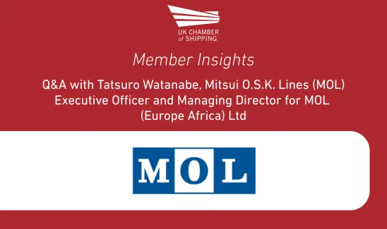Member Insights | Q&A with Tatsuro Watanabe, Mitsui O.S.K. Lines (MOL) Executive Officer and Managing Director for MOL  (Europe Africa) Ltd