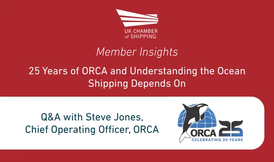 Member Insights | 25 Years of ORCA and Understanding the Ocean Shipping Depends On - Q&A with Steve Jones,  Chief Operating Officer, ORCA
