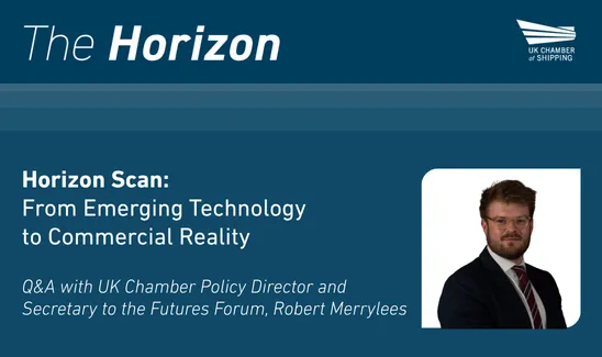 Horizon Scan:  From Emerging Technology to Commercial Reality | Q&A with UK Chamber Policy Director and  Secretary to the Futures Forum, Robert Merrylees