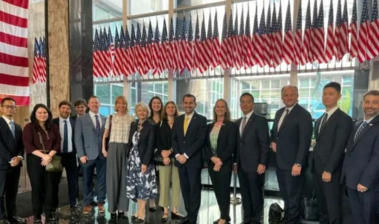 Image from Katrina Ross' visit to Washington D.C. for the Consultative Shipping Group meetings and engagements with US officials.