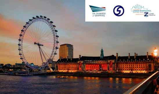 London eye with logos
