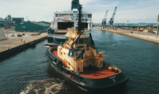 Image of Tug during operations