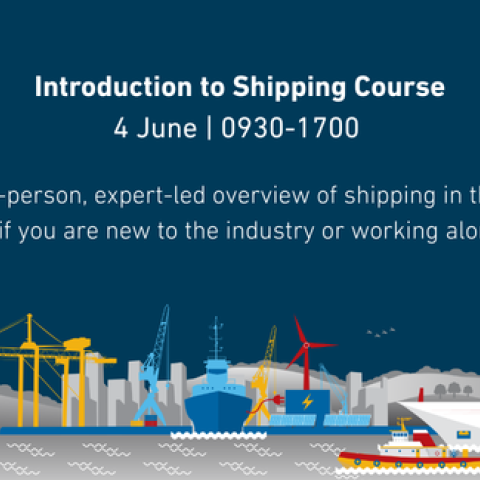Introduction to Shipping Course 4 June | 0930-1700 | An in-person, expert-led overview of shipping in the UK.  Perfect if you are new to the industry or working alongside it.
