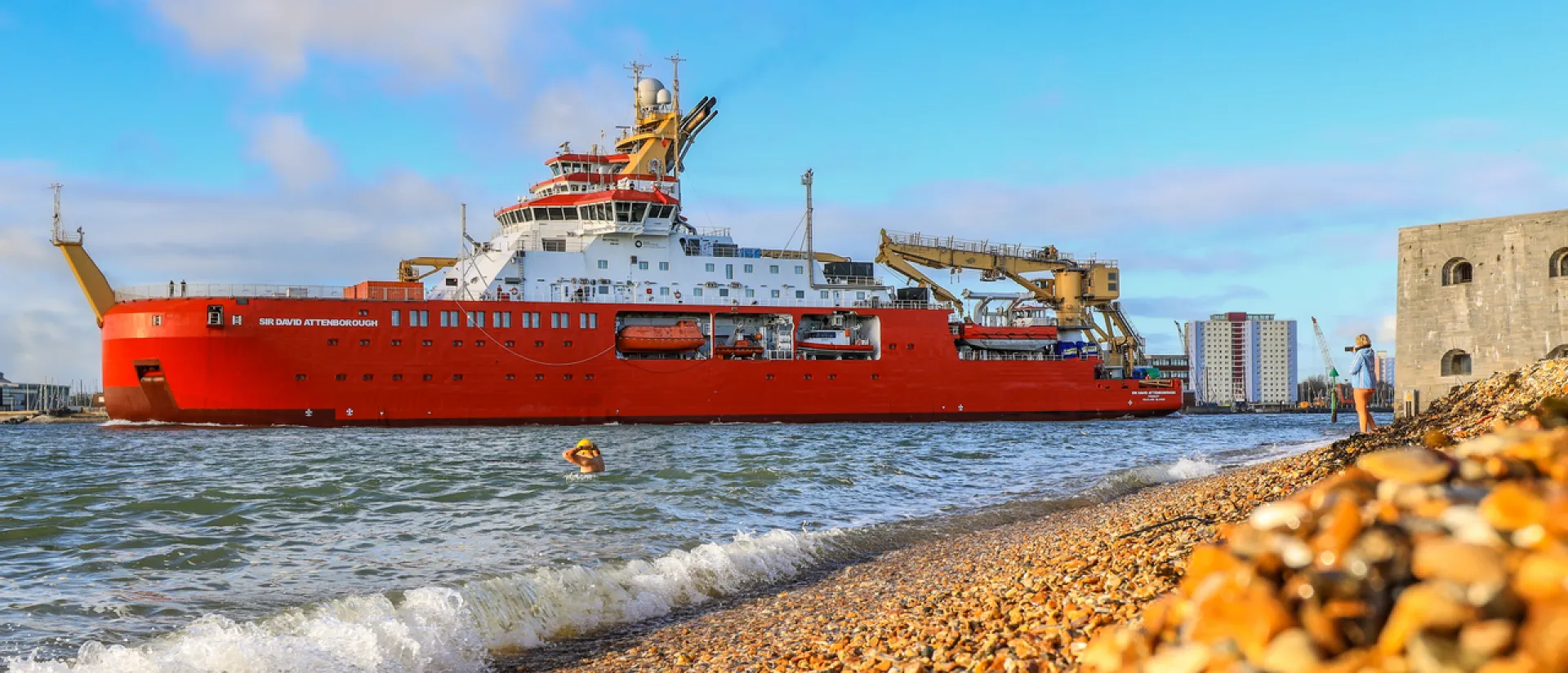 Sir David Attenborough ship