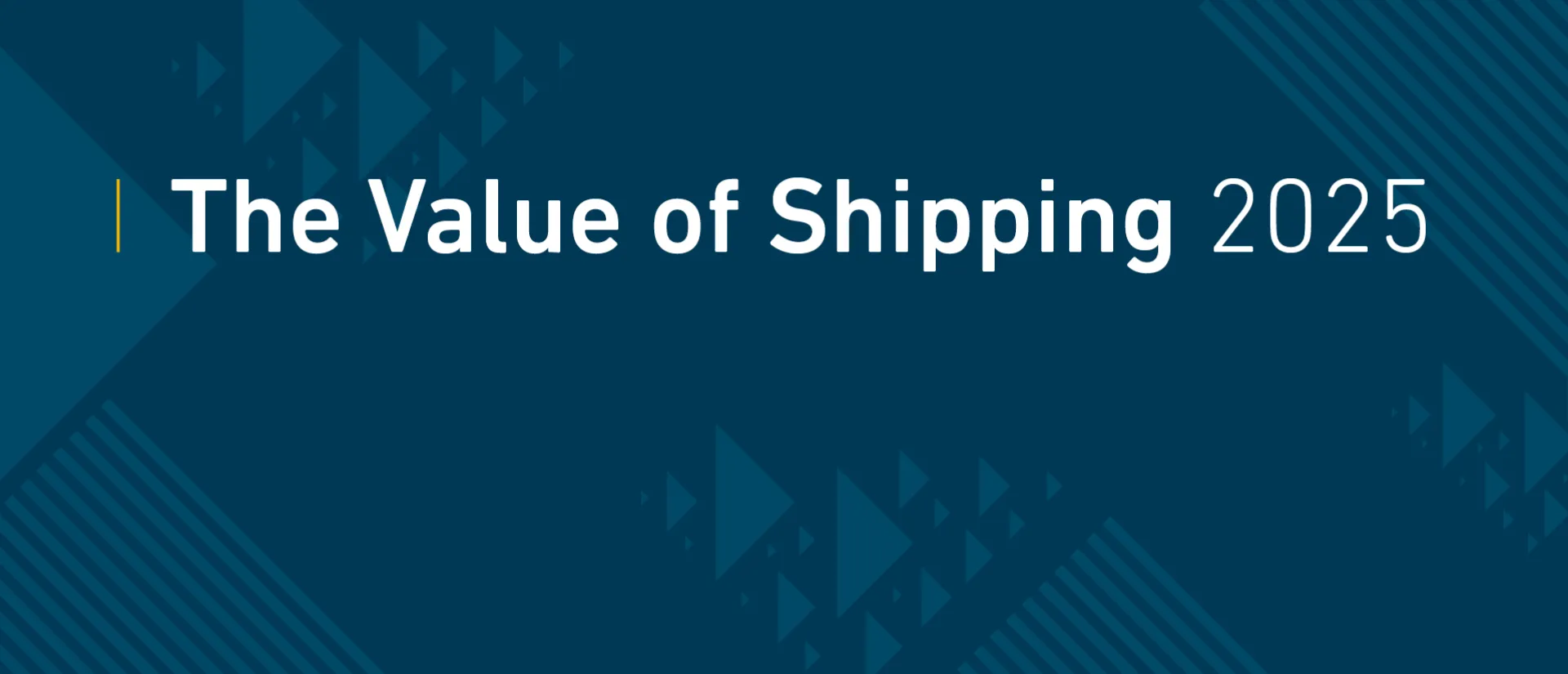 The Value of Shipping 2025 